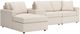 Signature Design by Ashley® Modmax 4-Piece Oyster Left-Arm Facing Sectional and Chaise with Storage Console-0
