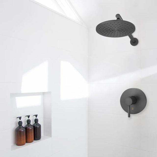ZLINE Autograph Edition El Dorado Gun Metal Rainfall Shower Faucet-4