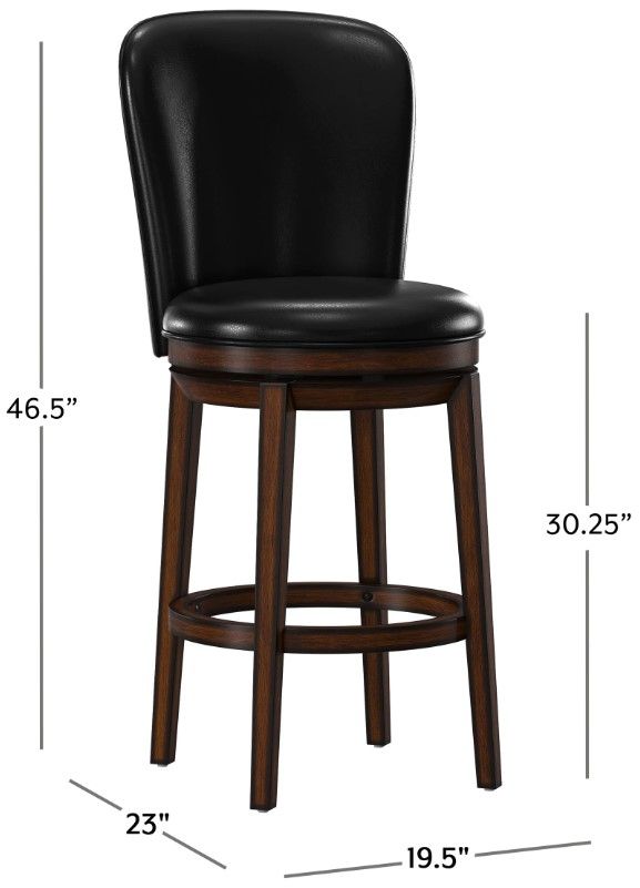 HH2 Home Victoria Black Bar Stool-2