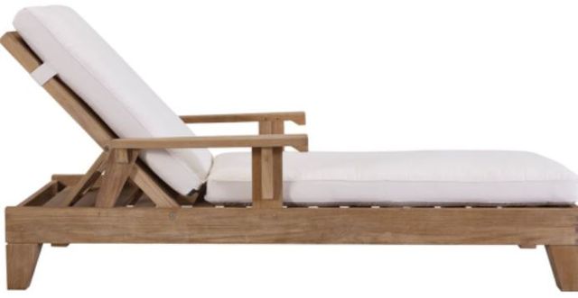 Lane Venture® Saranac Natural/White Adjustable Chaise-2