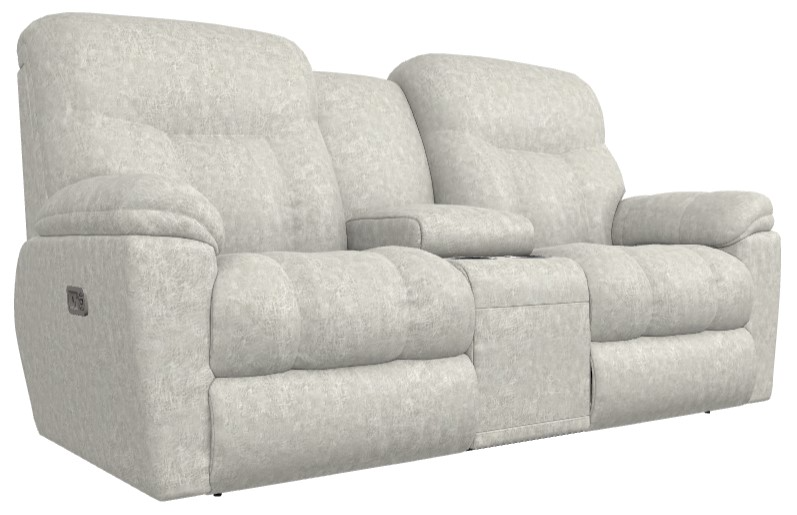 La-Z-Boy® Morrison Dove Power Reclining Loveseat with Console and