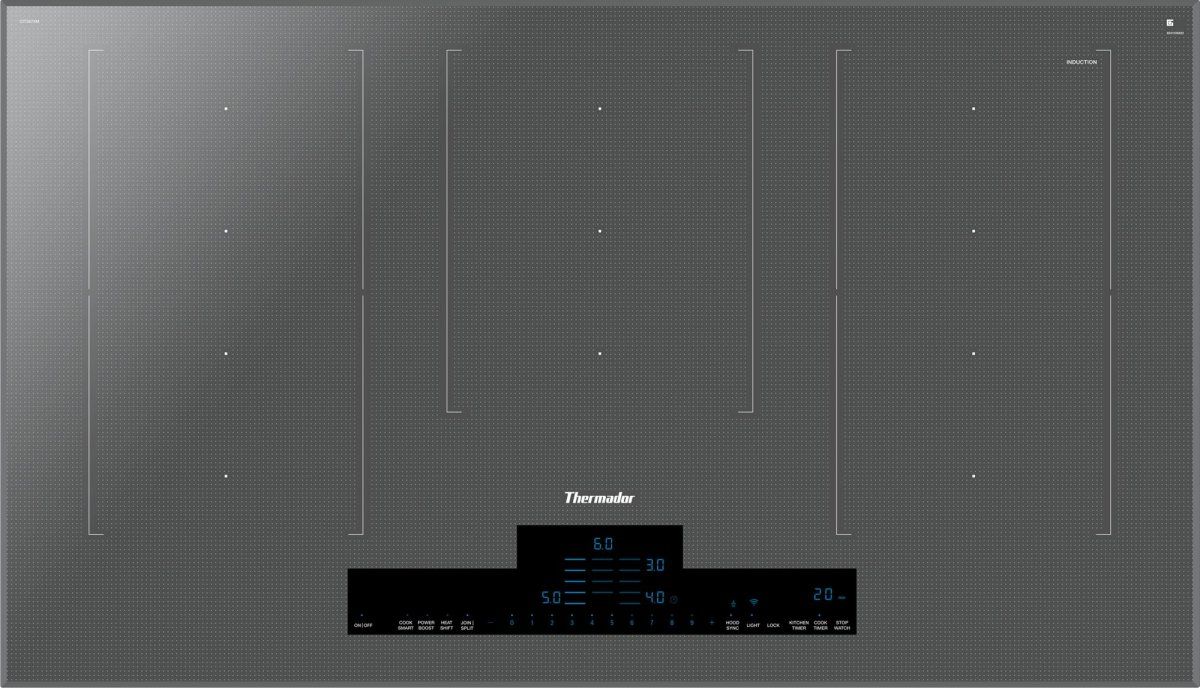 Thermador® Masterpiece® Series Liberty™ 36" Silver Mirrored Frameless Induction Cooktop