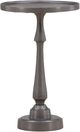 Dovetail Furniture Luned Antique Nickel Small Side Table-0