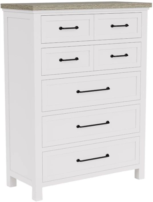 Riverside Furniture Cora Cloud/Fog Chest-0