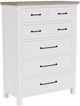 Riverside Furniture Cora Cloud/Fog Chest-0