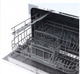 Magic Chef® White 6-Place Setting Countertop Dishwasher-2