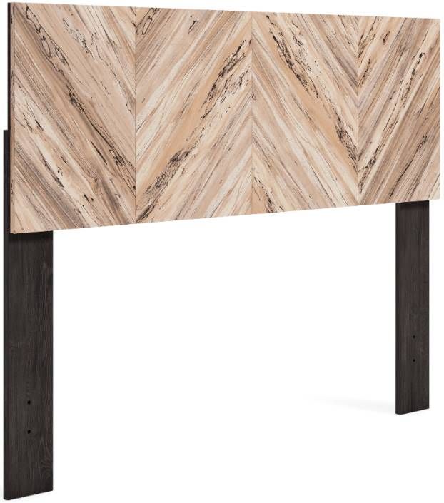 Signature Design by Ashley® Piperton 3-Piece Two-Tone Brown/Black Full Panel Headboard Bedroom Set-1