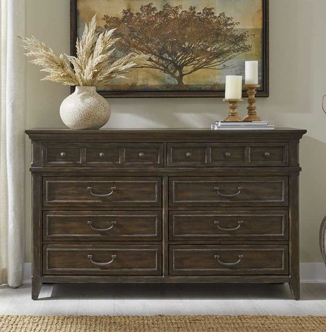 Liberty Furniture Paradise Valley Saddle Brown Dresser-1