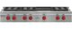 Wolf® 48" Natural Gas Stainless Steel Pro Style Rangetop-0