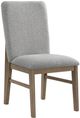 Elements International Portland Brown/Grey Dining Side Chair-0