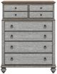 Flexsteel® Plymouth Distressed Graywash Drawer Chest-2