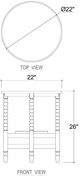 Elizabeth Ann Home Everly Side Table-1