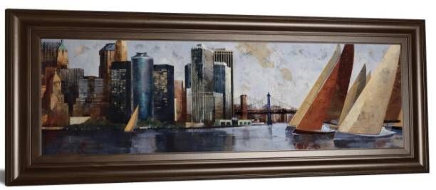 Classy Art Arriving at Manhattan by Marti Bofarull Wall Art-1