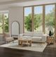 Bassett Mirror Kai Matte Black Floor Mirror-4
