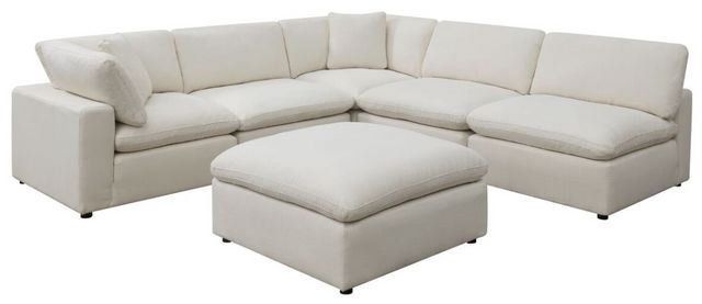 Elements International Cloud 9 6-Piece Garrison Cotton Sectional-0