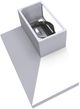 Vent-A-Hood® 54" White Euro-Style Wall Mount Range Hood-1