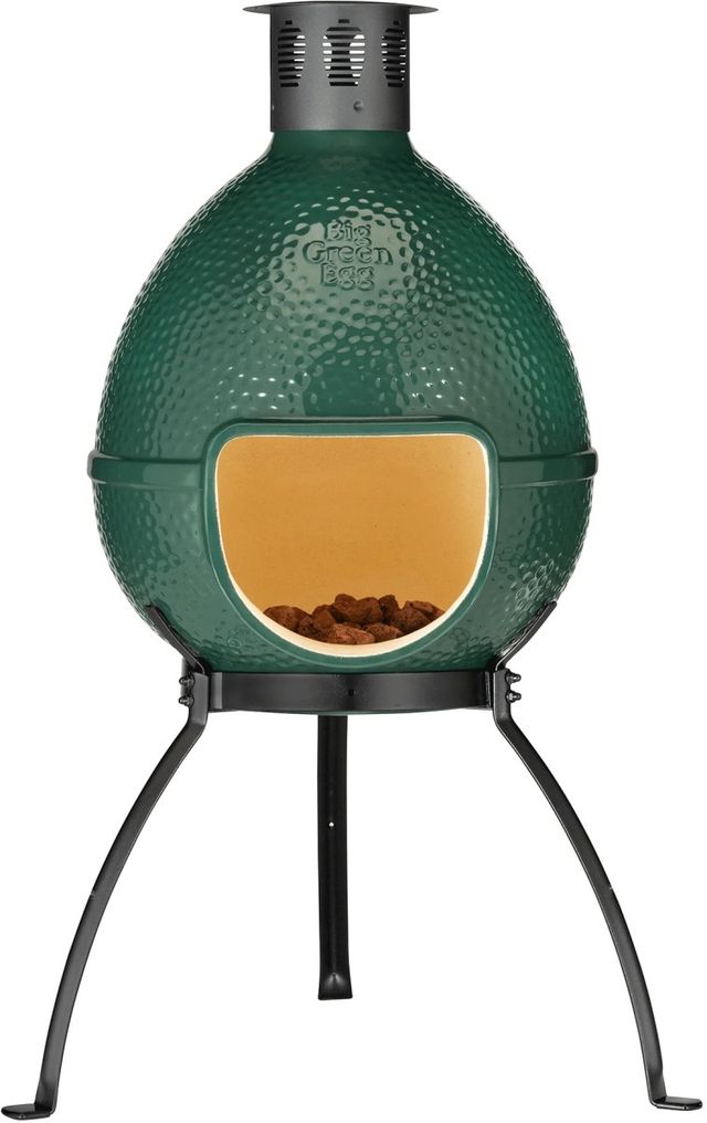 Big Green Egg® Limited Edition 21" Chiminea with Lava Rocks-1