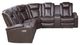 Homelegance® Caelan Dark Brown 3-Piece Sectional Sofa Set-2