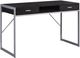 Monarch Specialties Inc. 48"L Espresso and Silver Metal Computer Desk-1