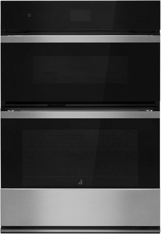 JennAir® NOIR™ 30" Floating Glass Black Electric Built In Oven/Micro Combo-0