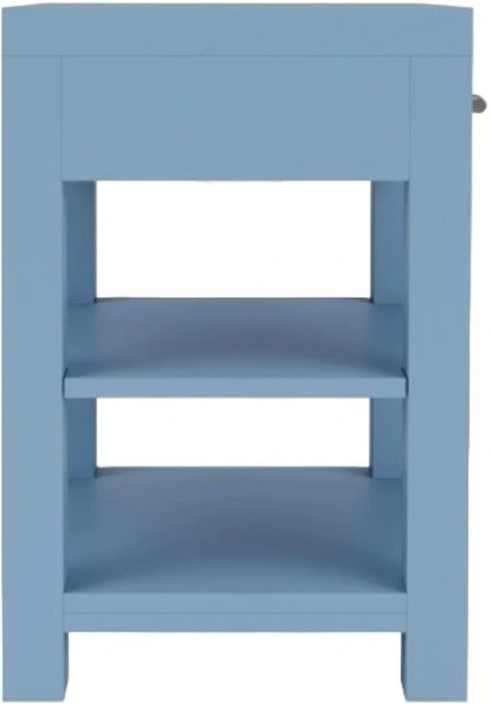 Riverside Furniture Rosalie Cabana Blue 1-Darwer Nightstand-3