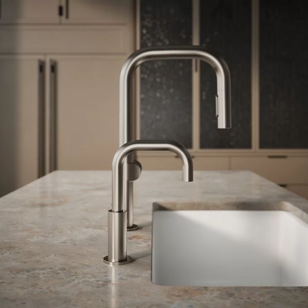 KOHLER® Components® Vibrant Stainless 9" Beverage Faucet-4