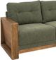 International Furniture Direct Ancora Brown/Olive Sofa-1