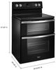 Whirlpool® 30" Black Double Oven Freestanding Electric Range-2