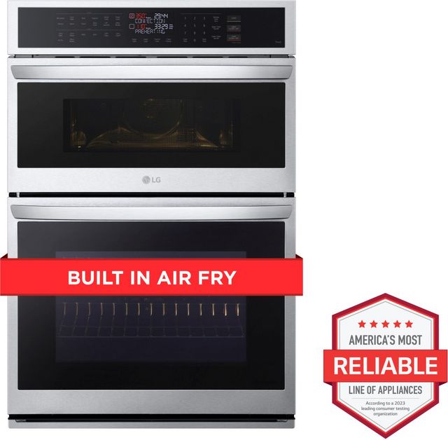 LG 30” PrintProof® Stainless Steel Electric Built In Oven/Microwave Combo-1