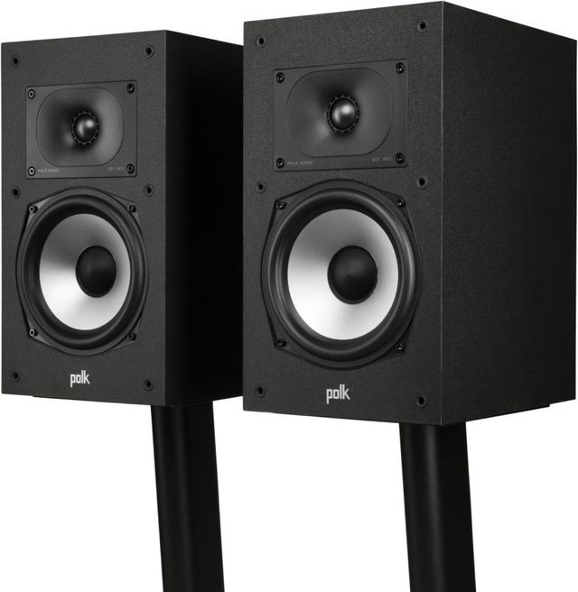 Polk Audio® Black Bookshelf Speaker-1