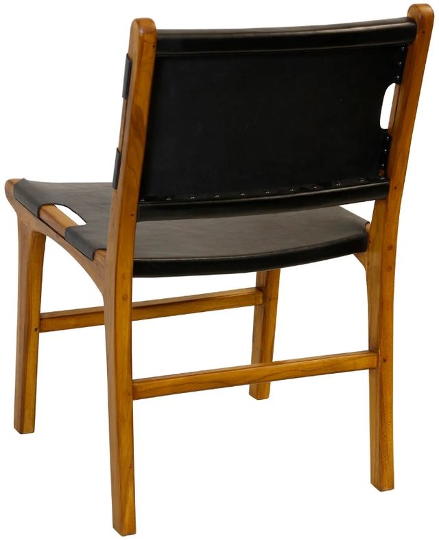 Harp & Finial® Steele Black/Natural Dining Chair-1