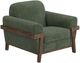 International Furniture Direct Loft Brown Olive Accent Chair-0