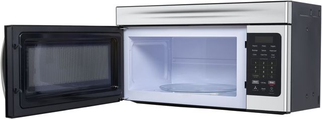 FORNO® Scalo Series Espresso 1.6 Cu. Ft. Fingerprint Resistant Stainless Steel Over The Range Microwave -3