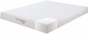 view of the Coaster® Keegan White 8” Medium Memory Foam Full Mattress