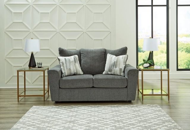 Signature Design by Ashley® Stairatt Gravel Loveseat-4
