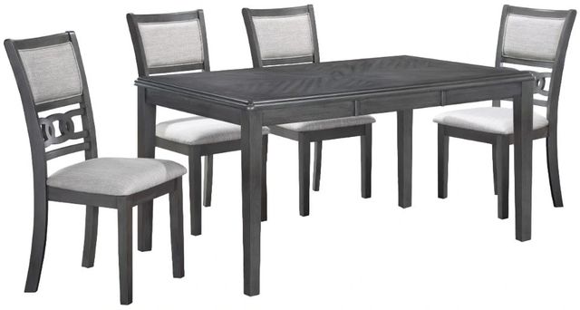 New Classic® Home Furnishings Gia 5-Piece Gray Dining Set-0