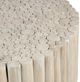 Crestview Collection Gathering White-Washed Cocktail Table with Light Tan Base-3