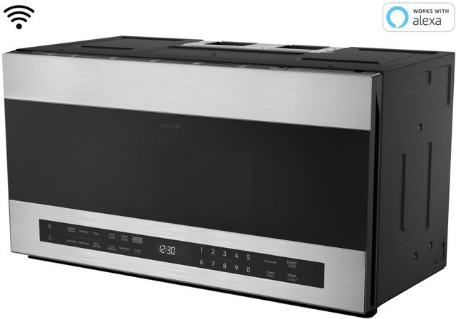 Sharp® 1.9 Cu. Ft. Stainless Steel Over The Range Microwave-1
