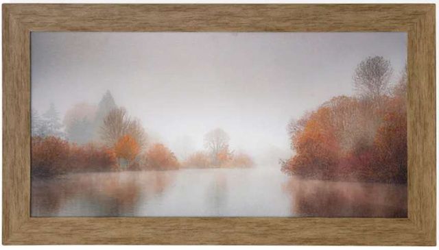 Stylecraft Misty Autumn Pound Brown/Off-White/Orange Wall Art -0