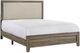 Crown Mark Millie Gray King Upholstered Panel Bed-0