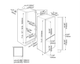 Smeg 22" 9.2 Cu. Ft. White Built-In Bottom Freezer Refrigerator-1