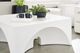 Vanguard® Furniture Dorian White Stone Outdoor Square Cocktail Table-2