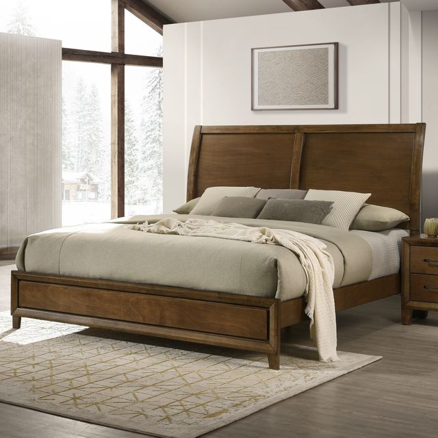 New Classic® Home Furnishings Ballard Walnut Queen Bed-3