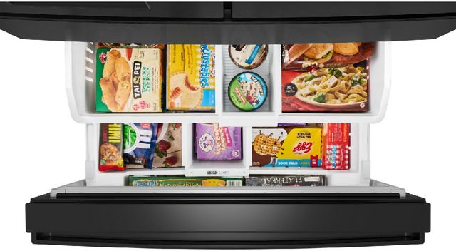 Whirlpool® 36" 28.9 Cu. Ft. FingerPrint Resistant Black Stainless Steel French Door Refrigerator-2