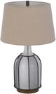 Cal® Lighting & Accessories Morgan Black/Frost Table Lamp-2