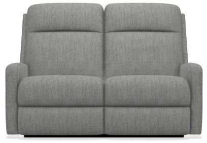 La-Z-Boy® Finley Smoke Power Wall Reclining Loveseat with Headrest and Lumbar-1