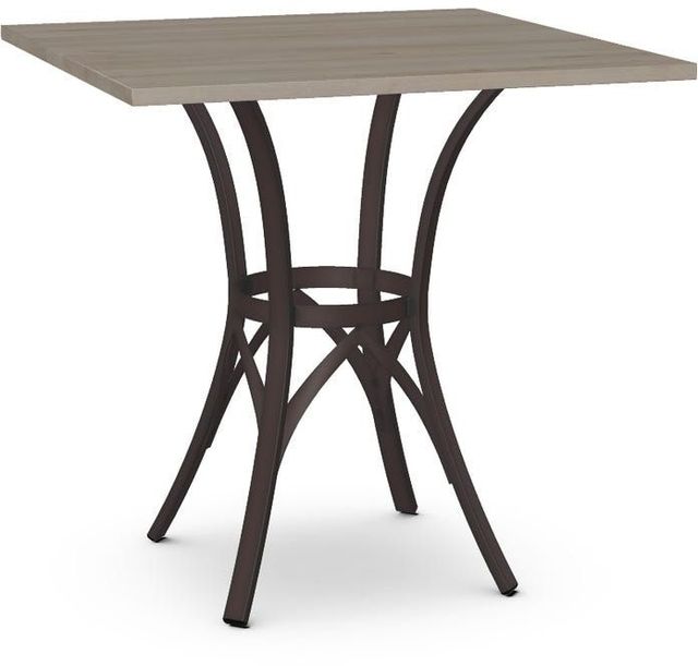Amisco Customizable Kai Thermo Fused Laminate Square Counter Height Table-0