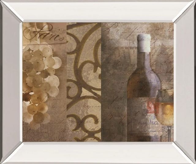 Classy Art Vintage I by Mallett, K. Mirrored Frame Wall Art-0