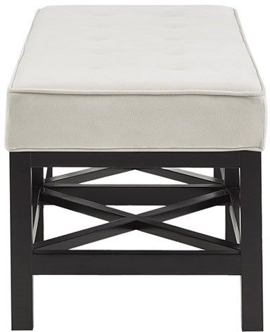 Olliix by Martha Stewart Cream Braeside Bench-2