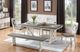 Cottage Creek Furniture Bar Harbor Cream/Natural Dining Bench-2